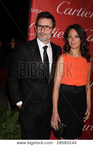 LOS ANGELES - JAN 7: Michel Hazanavicius, Berenice Bejo anländer till 2012 Palm Springs Convention