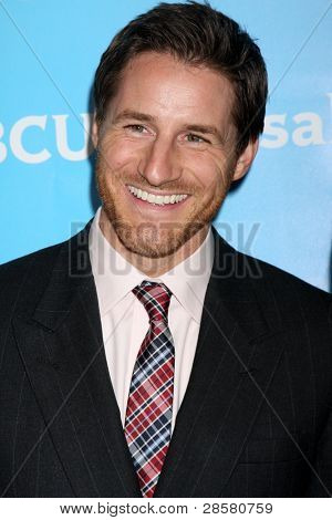 LOS ANGELES - JAN 6:  Sam Page arrives at the NBC Universal All-Star Winter TCA Party at The Athenauem on January 6, 2012 in Pasadena, CA