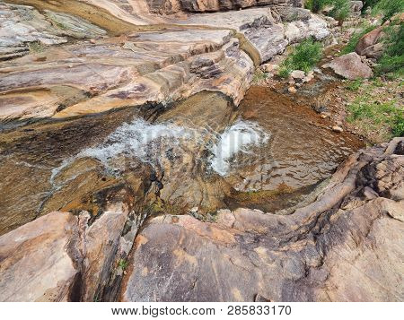 Hermit Creek And The Hermit Trail In Grand Canyon National Park, Arizona.