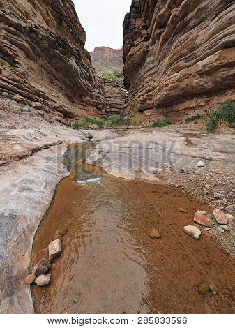 Hermit Creek And The Hermit Trail In Grand Canyon National Park, Arizona.