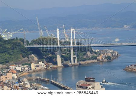 The Bridge At Onomichi City 2016
Onomichi City Bird Eye View In Miniature Photo Style