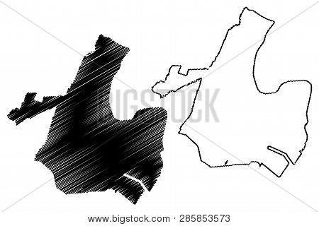 Newark City (united States Cities, United States Of America, Usa City) Map Vector Illustration, Scri