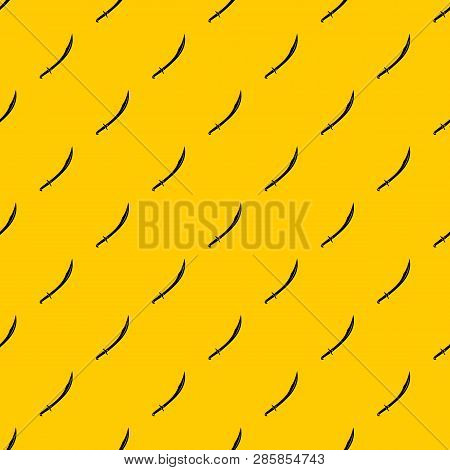 Cutlass Pattern Seamless Vector Repeat Geometric Yellow For Any Design