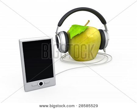 Apple i øretelefon