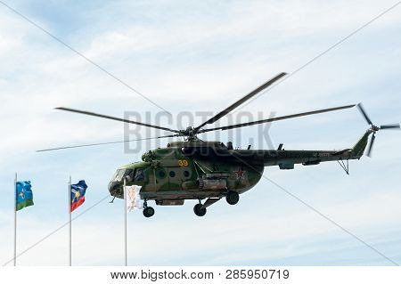 Tyumen, Russia - June 23, 2017: Army Games. Engineering Formula Contest. Highest Military And Engine
