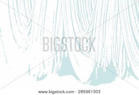 Grunge Texture. Distress Blue Rough Trace. Breathtaking Background. Noise Dirty Grunge Texture. Resp