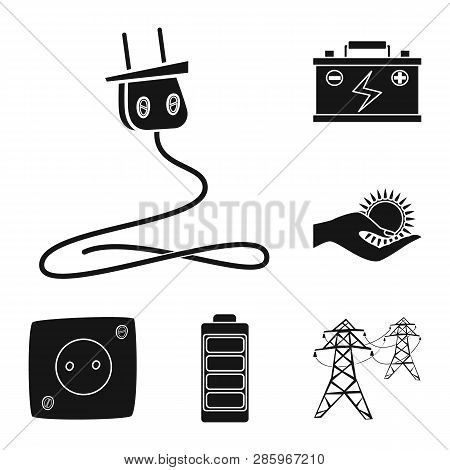 Vector Design Of Innovation And Technology Icon. Set Of Innovation And Nature  Stock Symbol For Web.