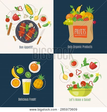 Vector Cooking Infographic In Flat Style With