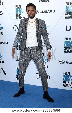 LOS ANGELES - FEB 23:  Lakeith Stanfield at the 2019 Film Independent Spirit Awards on the Beach on February 23, 2019 in Santa Monica, CA