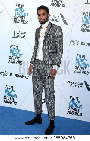 LOS ANGELES - FEB 23:  Lakeith Stanfield at the 2019 Film Independent Spirit Awards on the Beach on February 23, 2019 in Santa Monica, CA