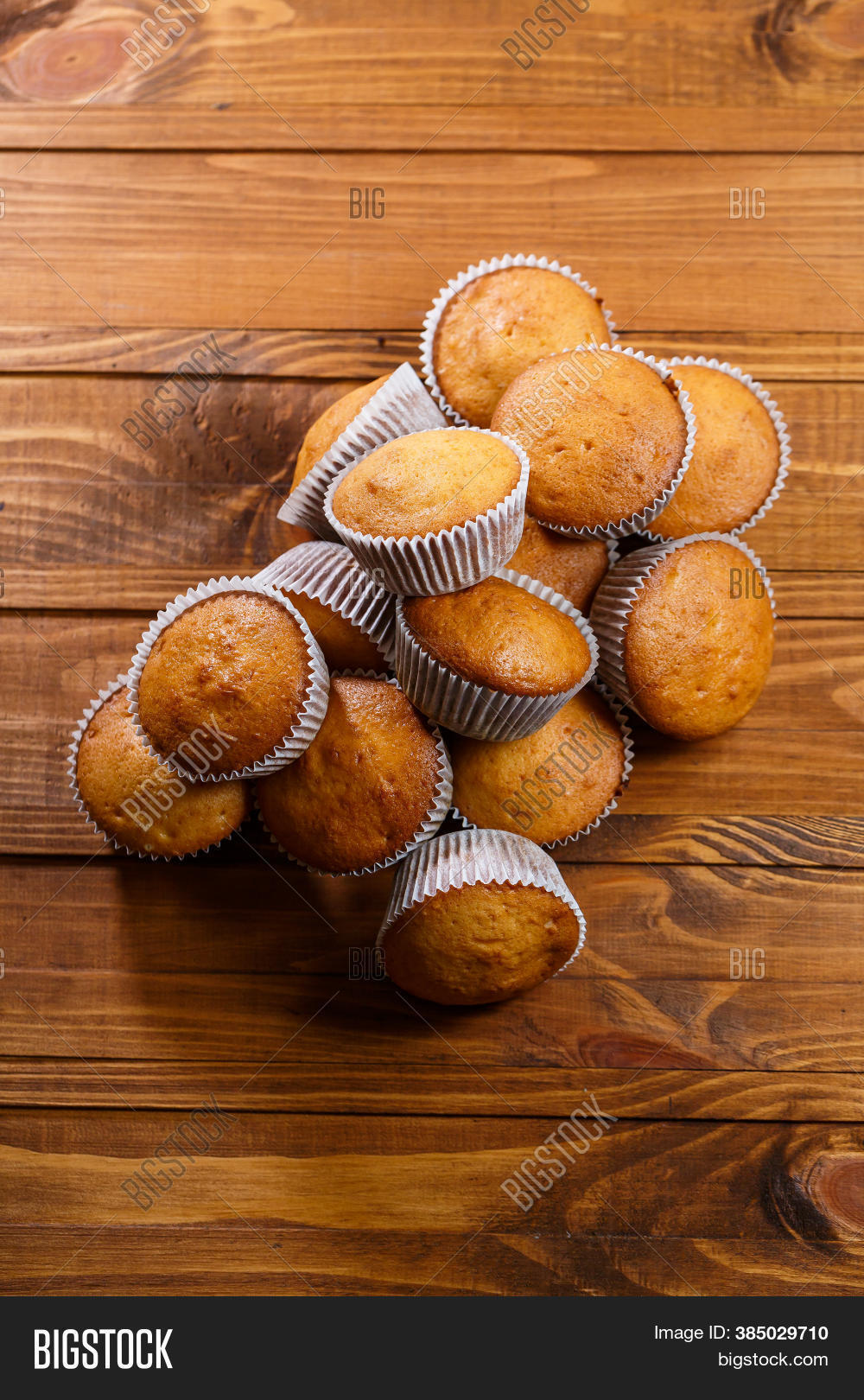 Homemade Muffins Paper Image & Photo (Free Trial) Bigstock