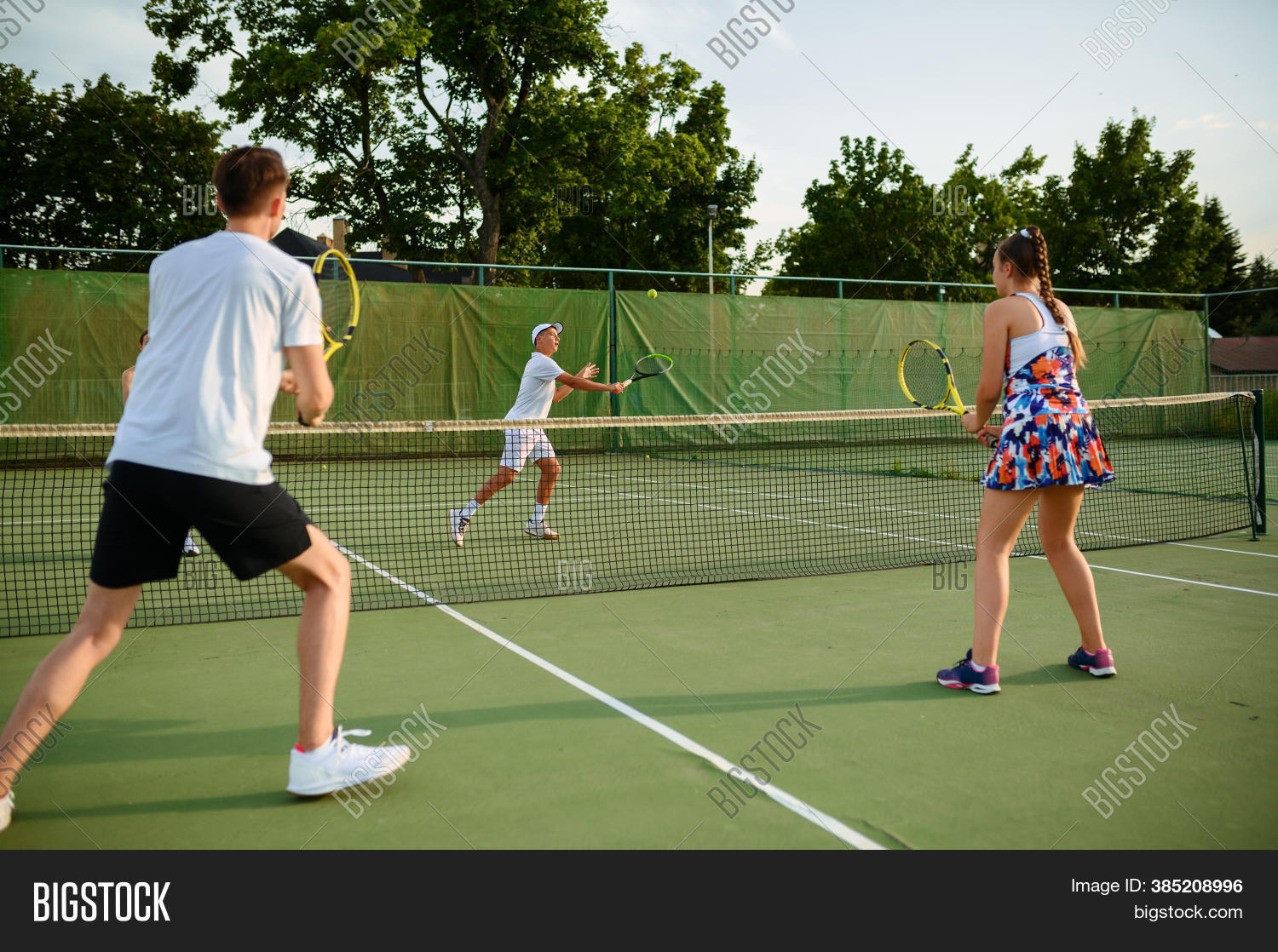 Mixed Doubles Tennis Image & Photo (Free Trial) Bigstock