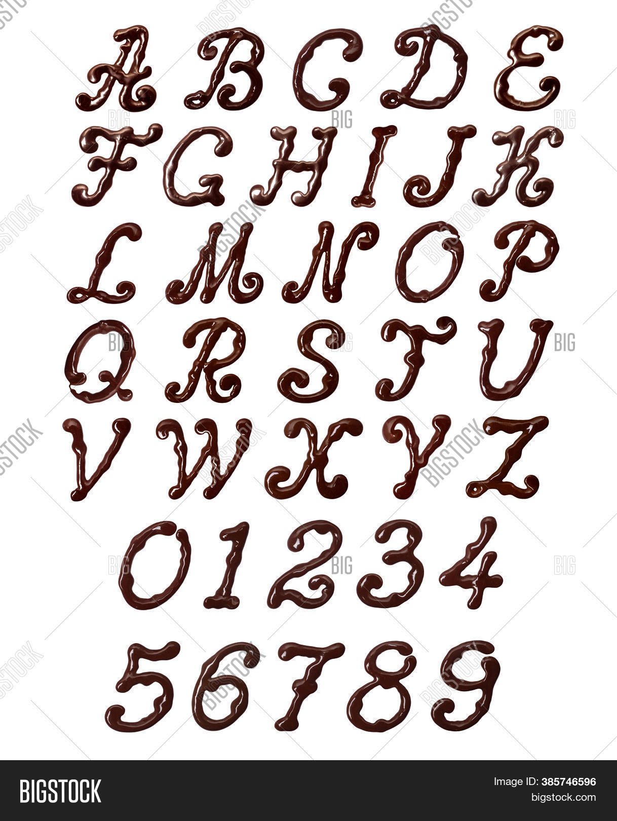 Latin Alphabet Numbers Image & Photo (Free Trial) | Bigstock