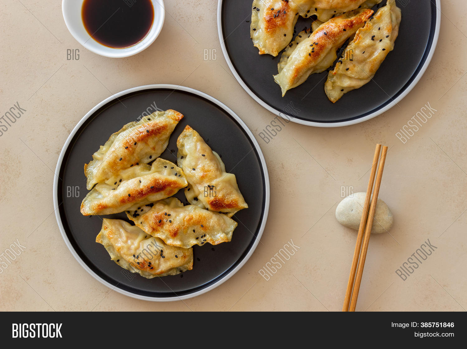 Fried Dumplings Soy Image & Photo (Free Trial) Bigstock