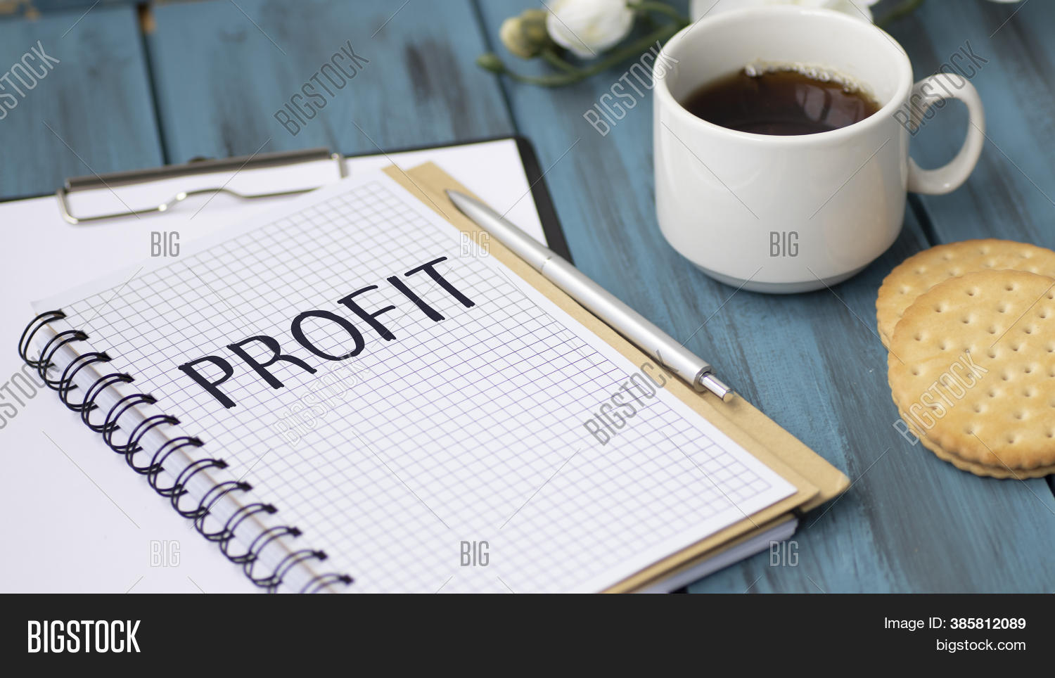 Paper Profit On Table Image & Photo (Free Trial) Bigstock
