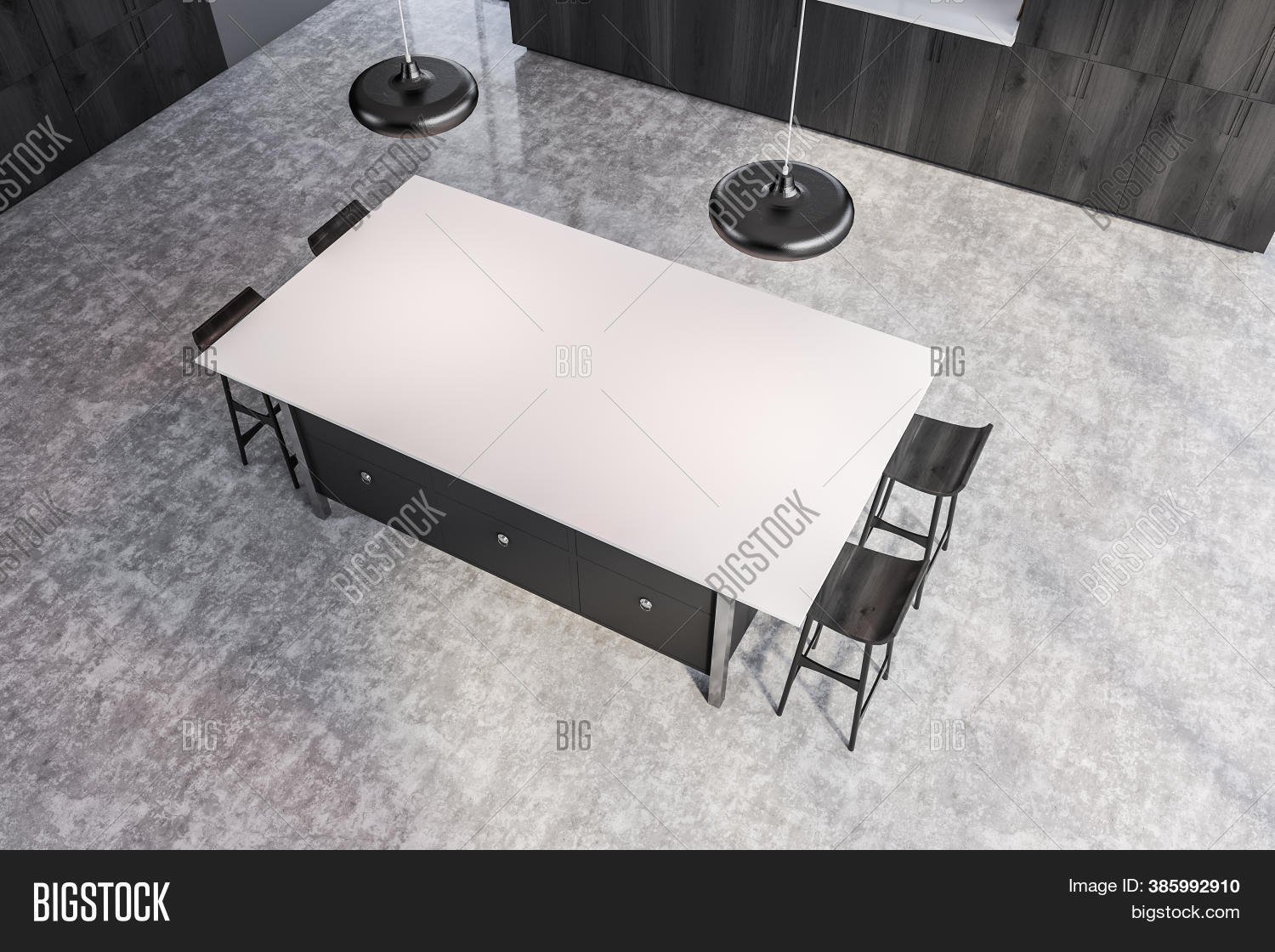 Gray Bar Stools Image & Photo (Free Trial) | Bigstock