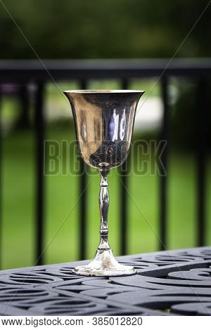 Silver Kiddush Wine Cup Jewish Holiday Shabbat