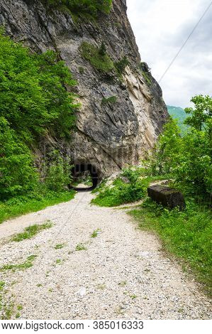 View Of Cherek Gorge In The Caucasus Mountains In Kabardino-balkaria, Russia