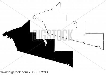 Gogebic County, Michigan (u.s. County, United States Of America, Usa, U.s., Us) Map Vector Illustrat