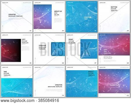 Brochure Layout Of Square Format Covers Design Templates For Square Flyer Leaflet, Brochure Design, 