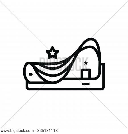 Black Line Icon For Modern New Recent Vernal Latest Recent Current Modernized Stylish
