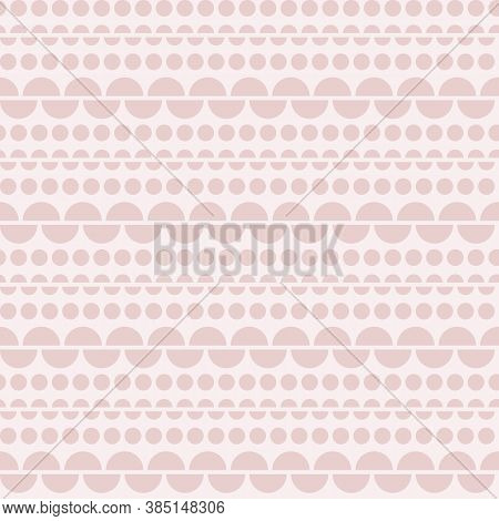 Light Pink Dotted Vector Graphic Seamless Pattern