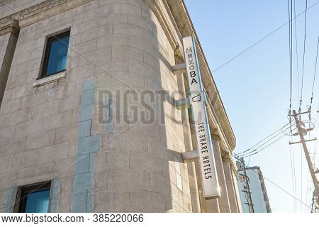 Hakodate, Hokkaido - December 2019 : Cityscape Landmark Of Hakodate, Japan Cityscape At The Historic