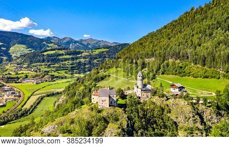 Castle Sprechenstein Or Castel Pietra In South Tyrol, Italy
