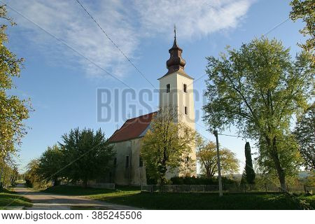 MALA GORICA, CROATIA - OCTOBER 10, 2013: St. George's Church in Mala Gorica, Croatia