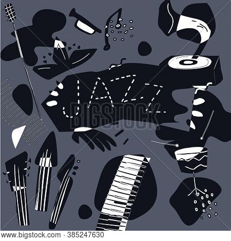Modern Design Template For Cover Jazz Event, Event, Tune Or Poster