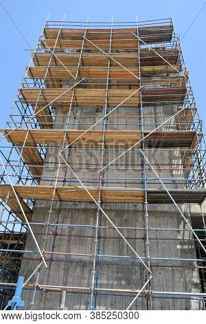 Civil Construction Site Building In Oman. Ibri, Oman : 14-09-2020