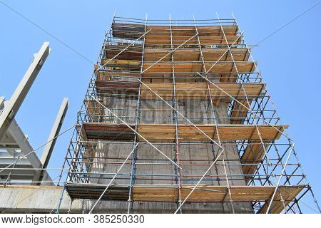 Civil Construction Site Building In Oman. Ibri, Oman : 14-09-2020