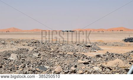 Civil Construction Site Building In Oman. Ibri, Oman : 14-09-2020