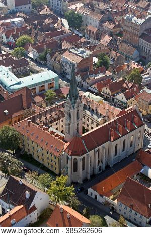 Franciscan Church of St. Francis of Assisi on Kaptol in Zagreb, Croatia