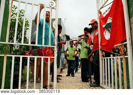 Santa Cruz Cabralia, Bahia / Brazil - November 27, 2008: Member Of The Landless Movement - Mst - Are