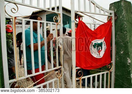 Santa Cruz Cabralia, Bahia / Brazil - November 27, 2008: Member Of The Landless Movement - Mst - Are