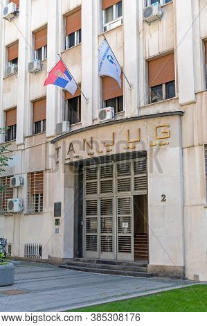 Belgrade, Serbia - June 30, 2019: Tanjug Official State News Agency In Belgrade, Serbia.