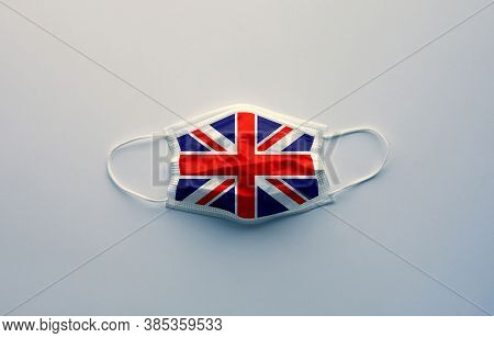 Protect Yourself With Mask Concepts On Covid-19 Virus Outbreak In England (uk).body Health Care.medi
