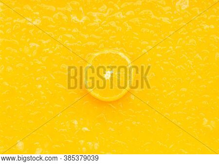 Close Up Orange Juice Or Fruit Drink  Background. Healthy With Refreshment Concepts