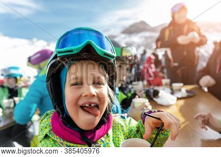 Cute Adorable Happy Funny Caucasian Little Toddler Boy Enjoy Having Family Fun And Making Selfie Wit
