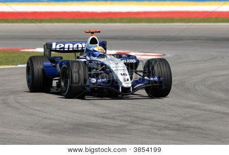 At&T Williams Fw29 Nico Rosberg Alman Almanya F1 Sepang Malezya 2007