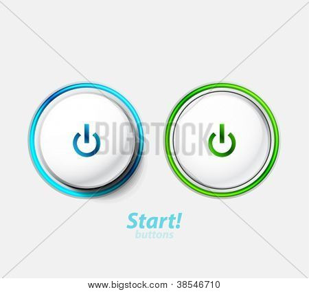 Start | Power-knappen