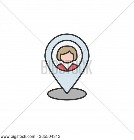 Localization Friendship Outline Icon. Elements Of Friendship Line Icon. Signs, Symbols And Vectors C