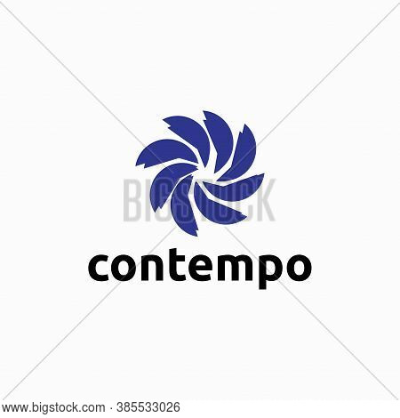 Contempo Logo Vector Design Symbol Circle Art