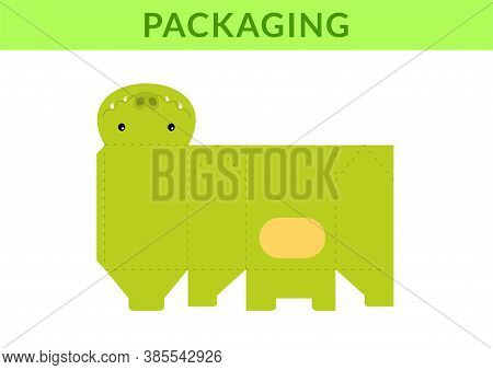 Adorable Diy Party Favor Box For Birthdays, Baby Showers With Crocodile For Sweets, Candies, Small P