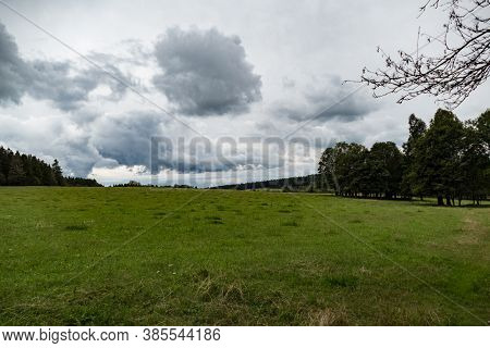 Czech Agricultural Landscape In Countryside