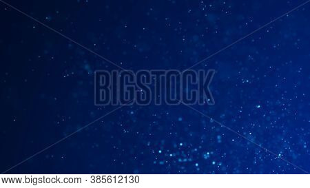 Dust Particles. Abstract Background Of Particles. Dots Background. Futuristic Digital Dots Backgroun