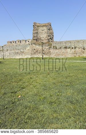 Smederevo Fortress At The Coast Of The Danube River, Serbia