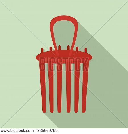 Tool Barrette Icon. Flat Illustration Of Tool Barrette Vector Icon For Web Design