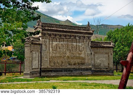 Ulaanbaatar. Mongolia. June 08, 2015. Architecture Of The Palace Of The Last Emperor Bogdo-gegen Vii